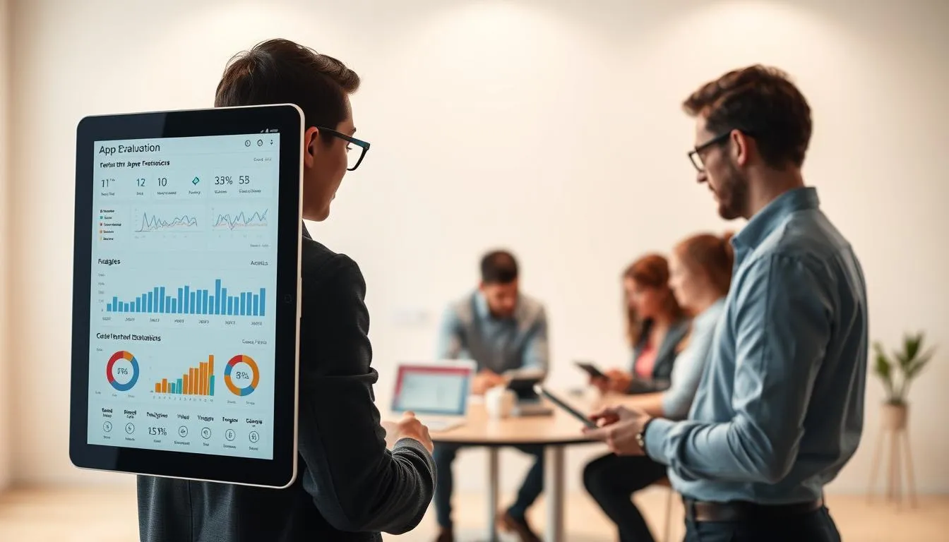 app evaluation interface