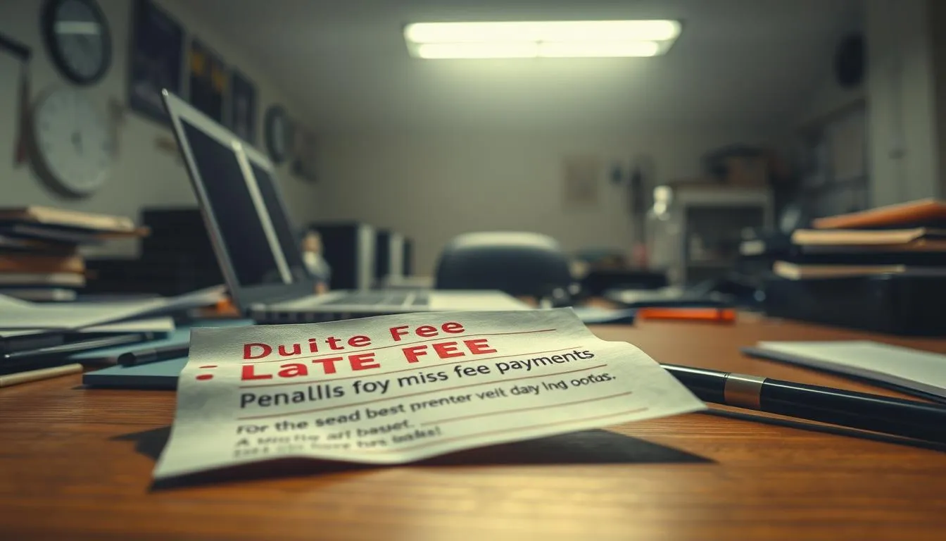 late fees