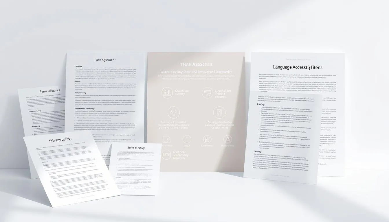 language accessibility disclosures